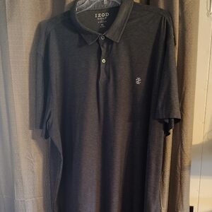 IZOD Men's Charcoal Polo Shirt